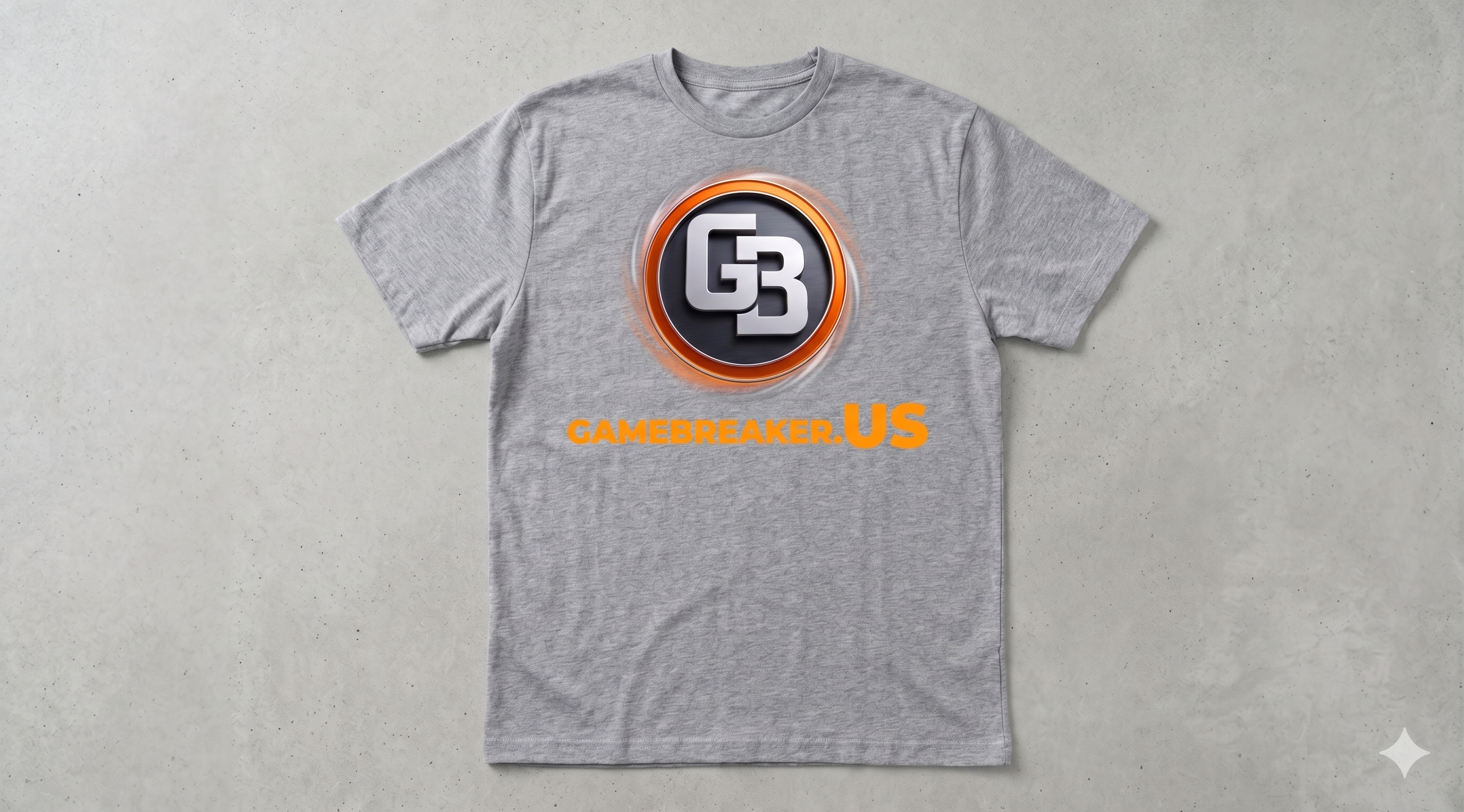 Grey Core Logo Tee