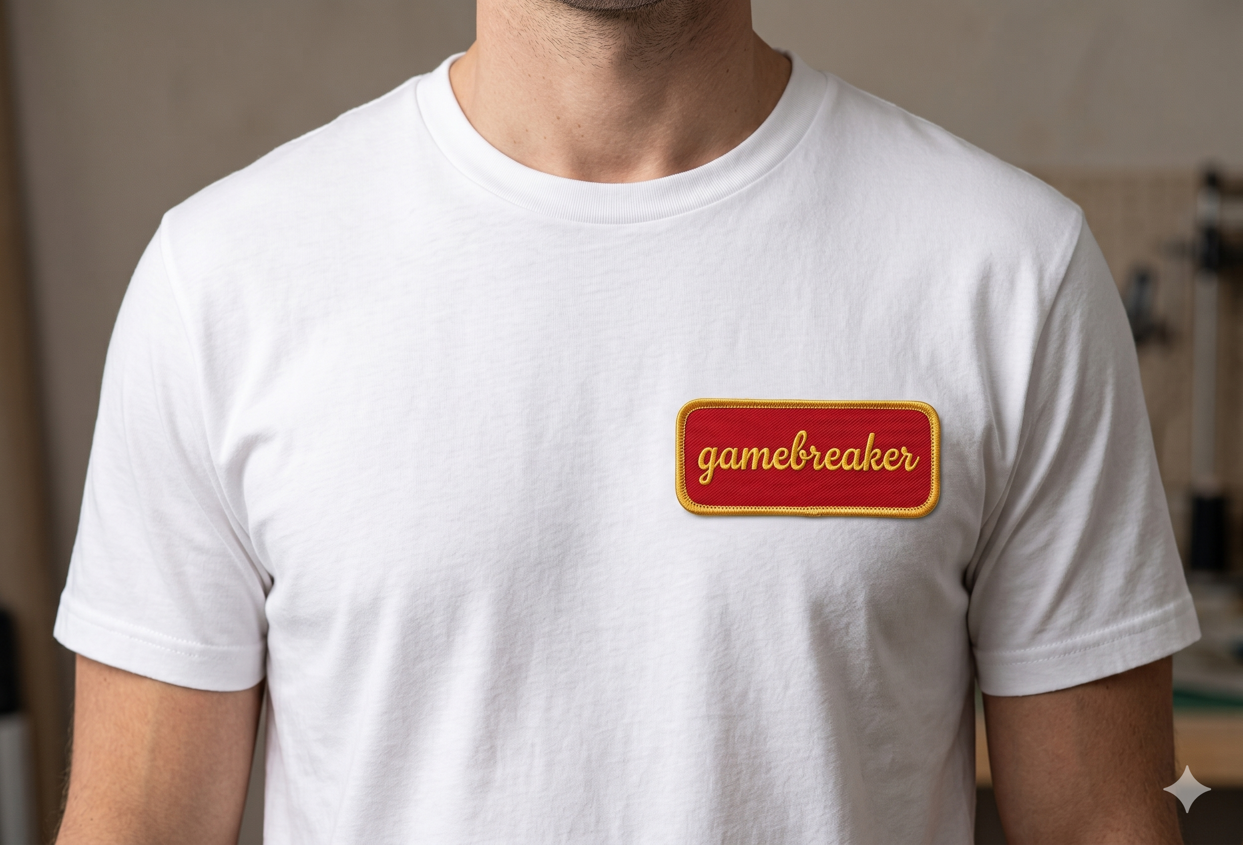 White Tee Front
